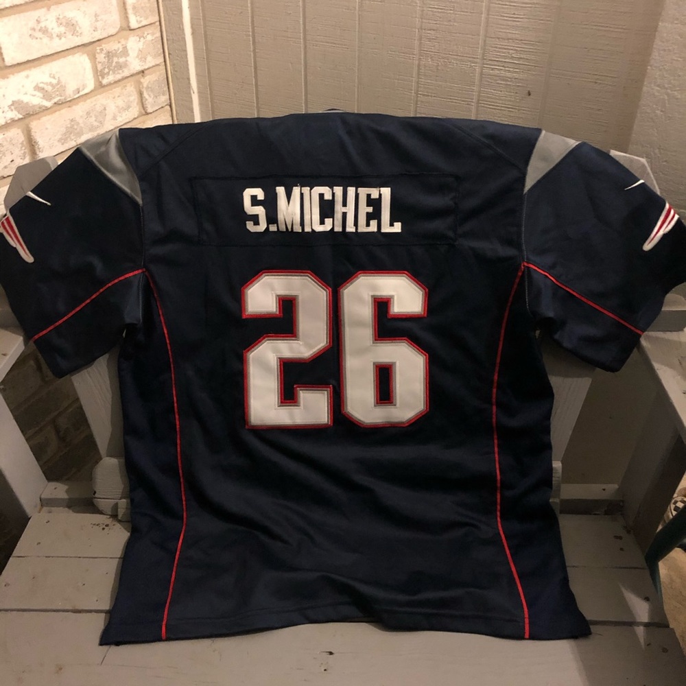 Sony Michel jersey patriots L 26